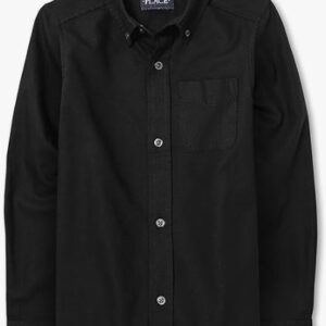 b-c-The Children's Place Baby Toddler Boys Long Sleeve Oxford Button Down Shirt