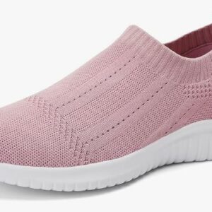g-s-TIOSEBON Women's Walking Sock Shoes Elastic Knit Lightweight Slip on Breathable Yoga Sneakers